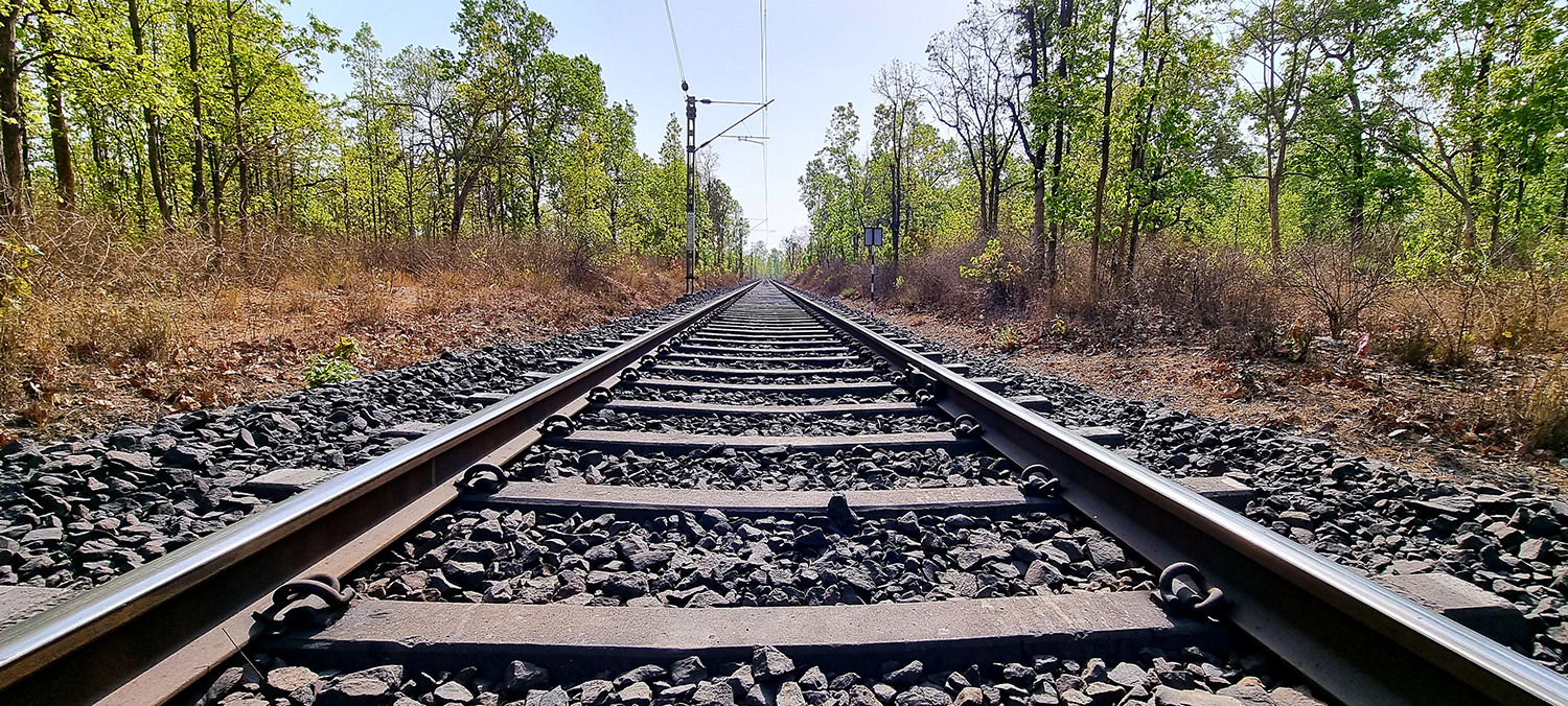 Railway track in corridor - copyright Kedar Gore copy lowres